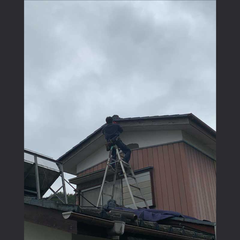 地デジアンテナ工事　2021.09.17
