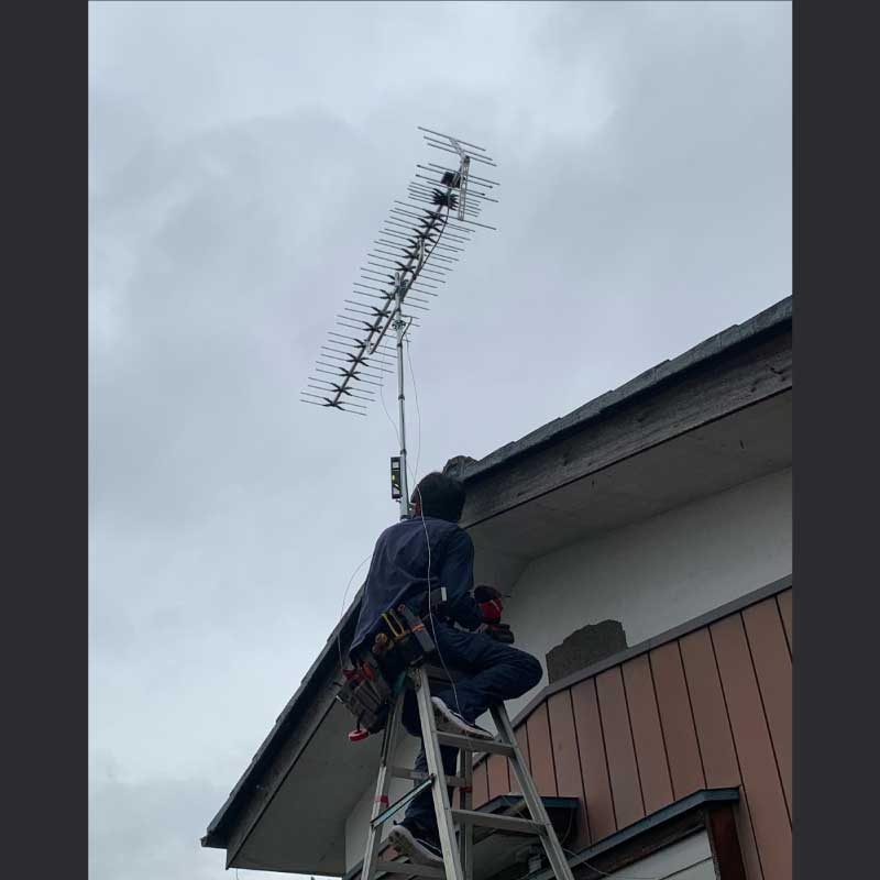 地デジアンテナ工事　2021.09.17