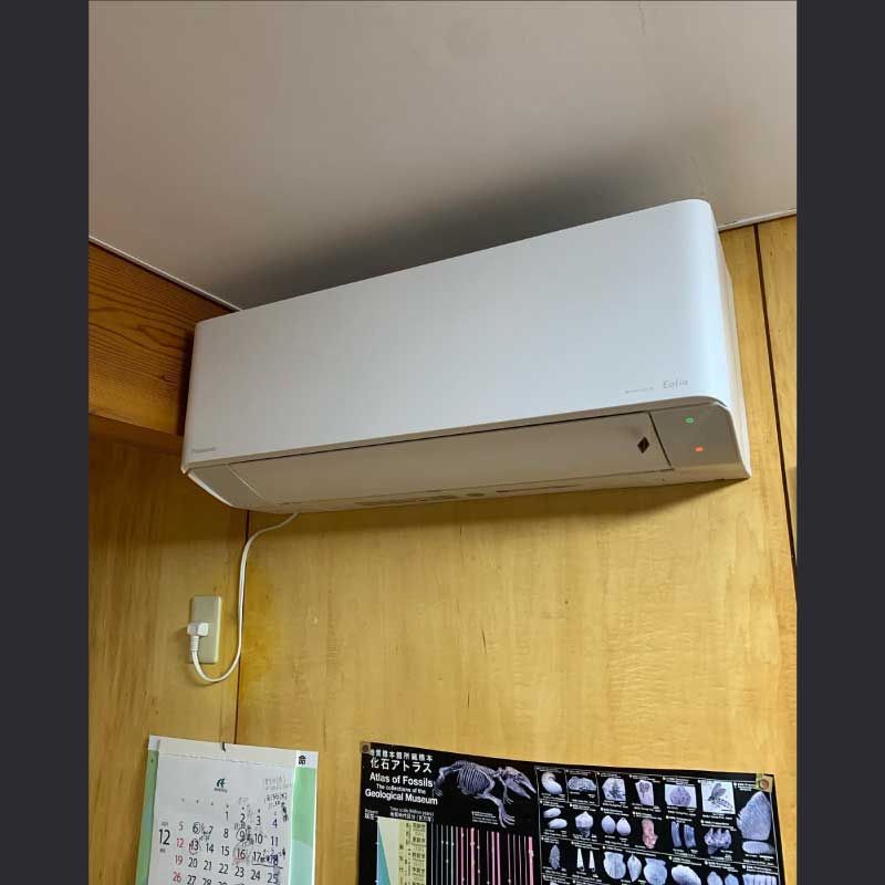 エアコン取付＆分電盤交換工事01　2021.12.22
