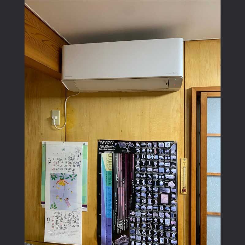 エアコン取付＆分電盤交換工事02　2021.12.22