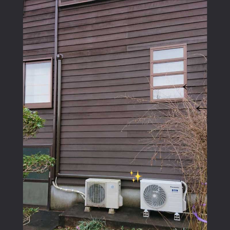 エアコン取付＆分電盤交換工事03　2021.12.22
