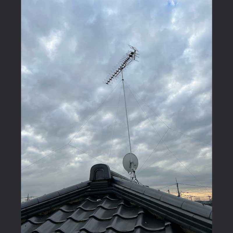 アンテナ工事の事例 2022.12.23