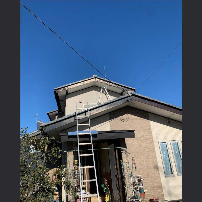 UHF＆BSアンテナ工事03　2022.01.22