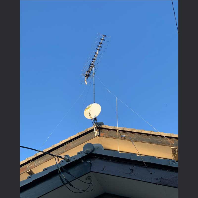 UHF＆BSアンテナ工事10　2022.01.22