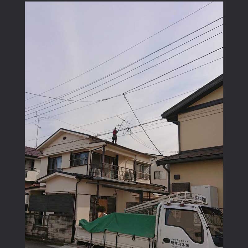 アンテナ設置工事03　2022.02.02