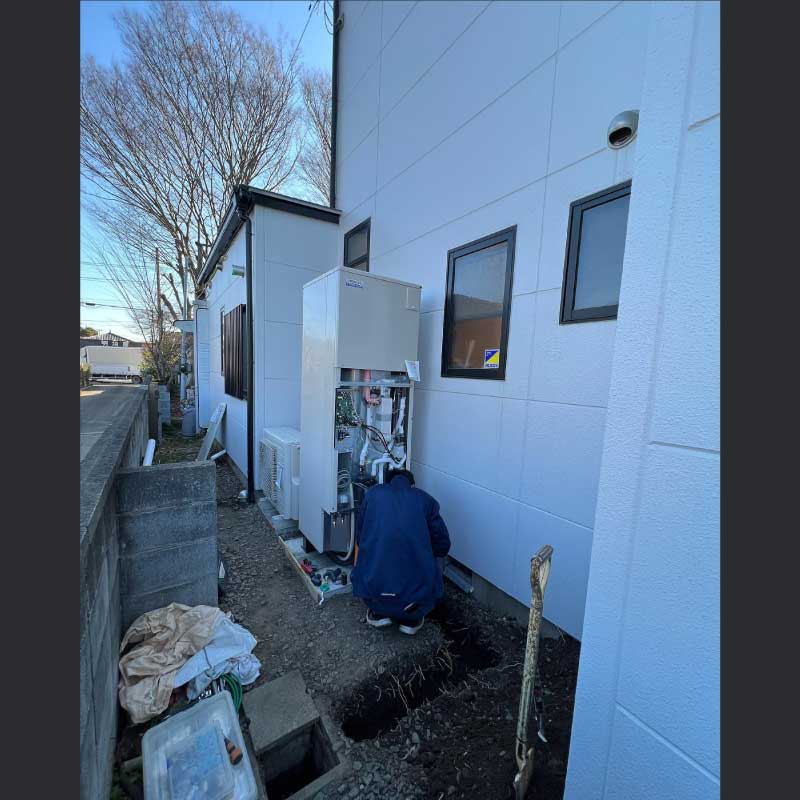 浴室リフォーム・給湯器交換工事の事例　2023.02.24