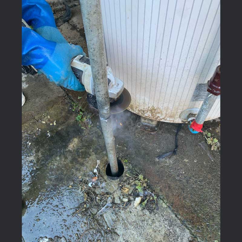電気温水器交換工事の事例04　2022.02.26