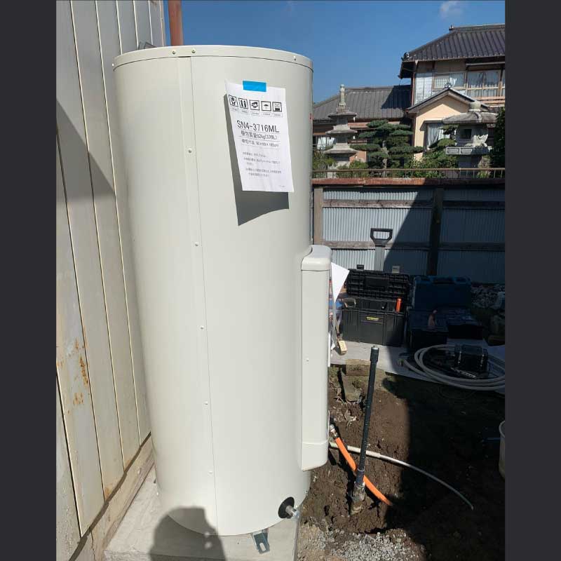 電気温水器設置工事03　2021.10.11