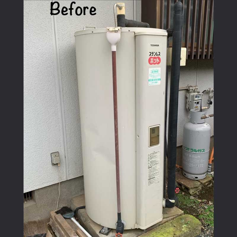 電気温水器交換＆給湯配管交換工事02　2021.10.20