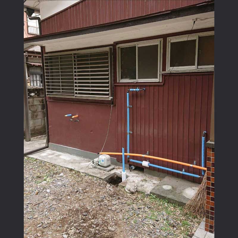 石油給湯器設置工事07 2021.04.02