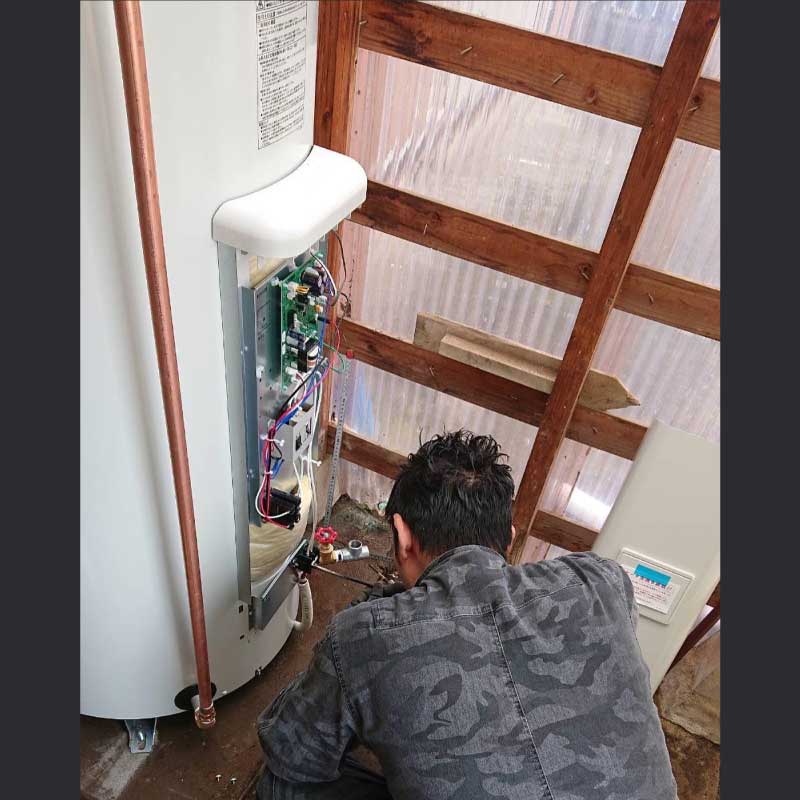 電気温水器交換工事07 2021.11.08