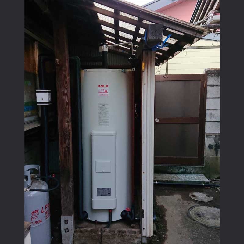 電気温水器交換工事01 2021.11.26