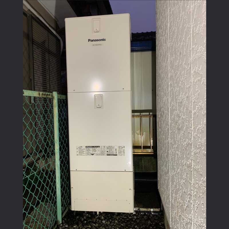 エコキュート設置工事01 2021.12.08