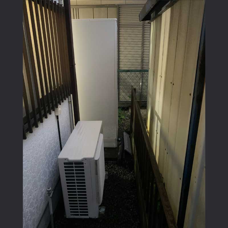エコキュート設置工事03 2021.12.08