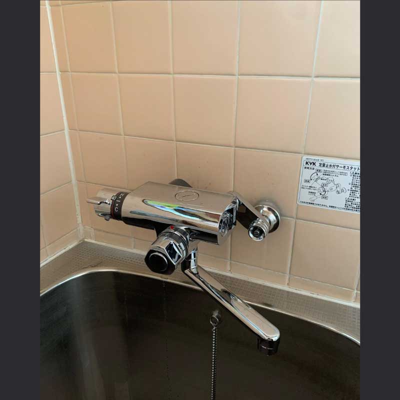 電気温水器交換・水栓金具交換・給湯配管引き換え工事の事例 2022.05.09