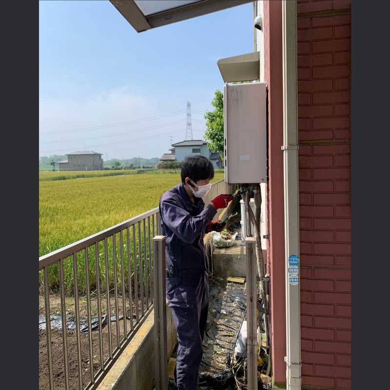 エコキュート設置工事の事例　2022.05.23