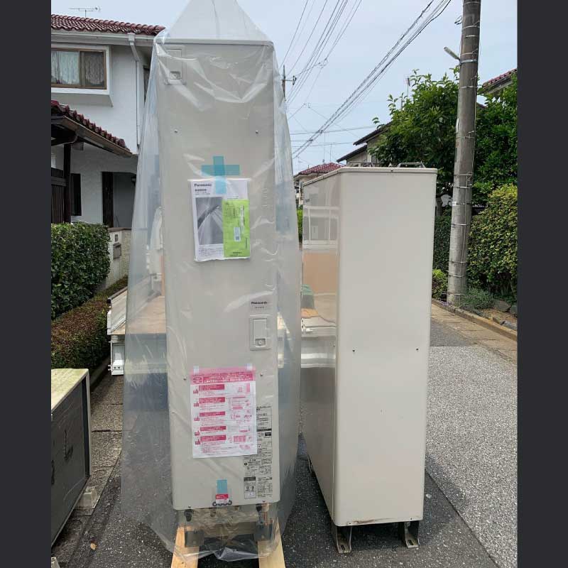 エコキュート交換工事の事例　2022.06.22