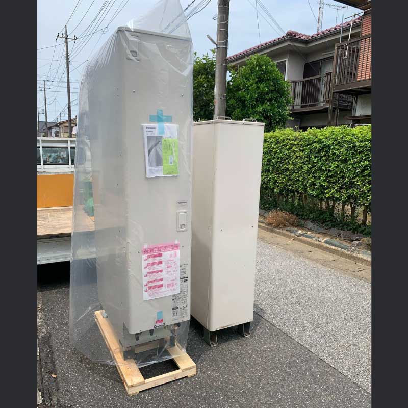 エコキュート交換工事の事例　2022.06.22