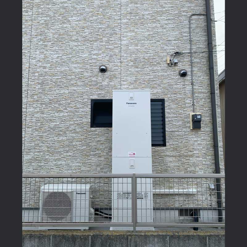 エコキュート新設工事の事例 2022.08.01