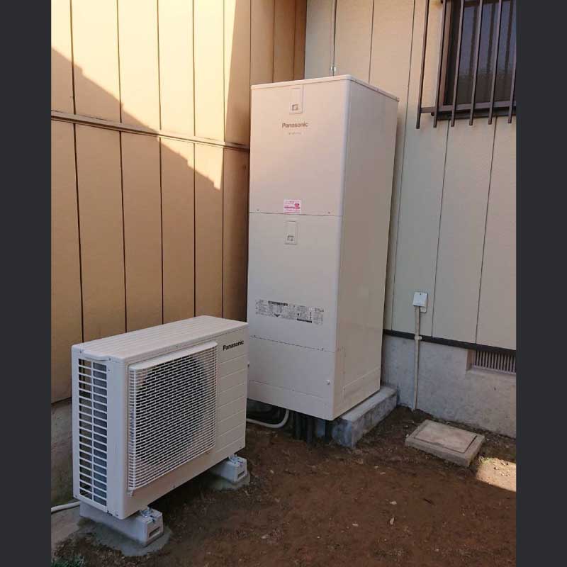 エコキュート・浴室リフォーム・分電盤交換工事の事例 2022.10.13