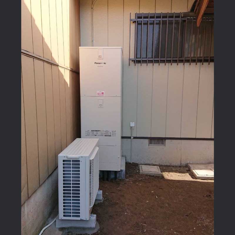 エコキュート・浴室リフォーム・分電盤交換工事の事例 2022.10.13