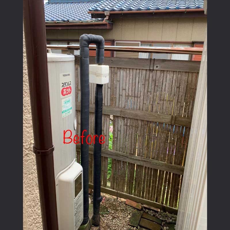 エコキュート設置工事03　2022.01.13
