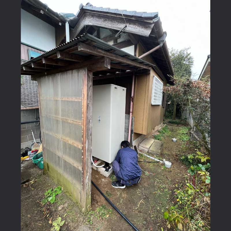 エコキュート交換工事の事例　2023.01.14