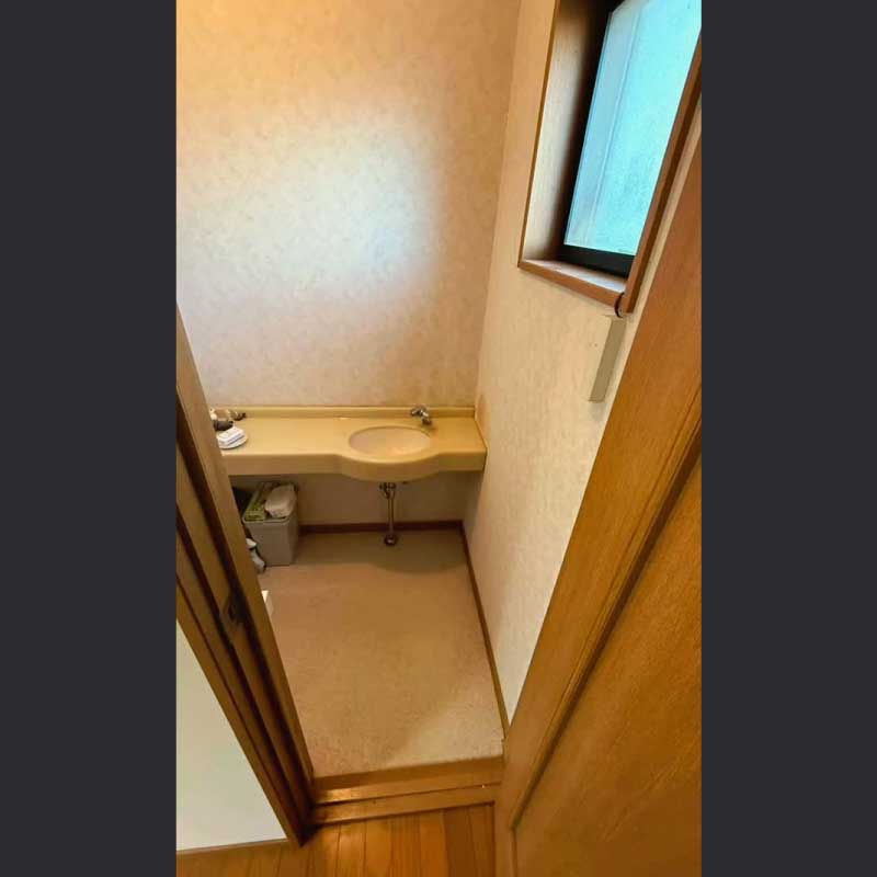 トイレ蛇口交換工事（タッチ水栓）